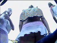 This public upskirt video will provide you with the best black panty view!